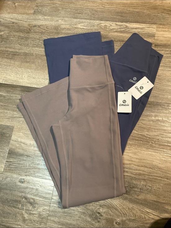 GMdisc Pants - GMdisc Bootcut/Flare Cropped High Waist Yoga Pants Bundle